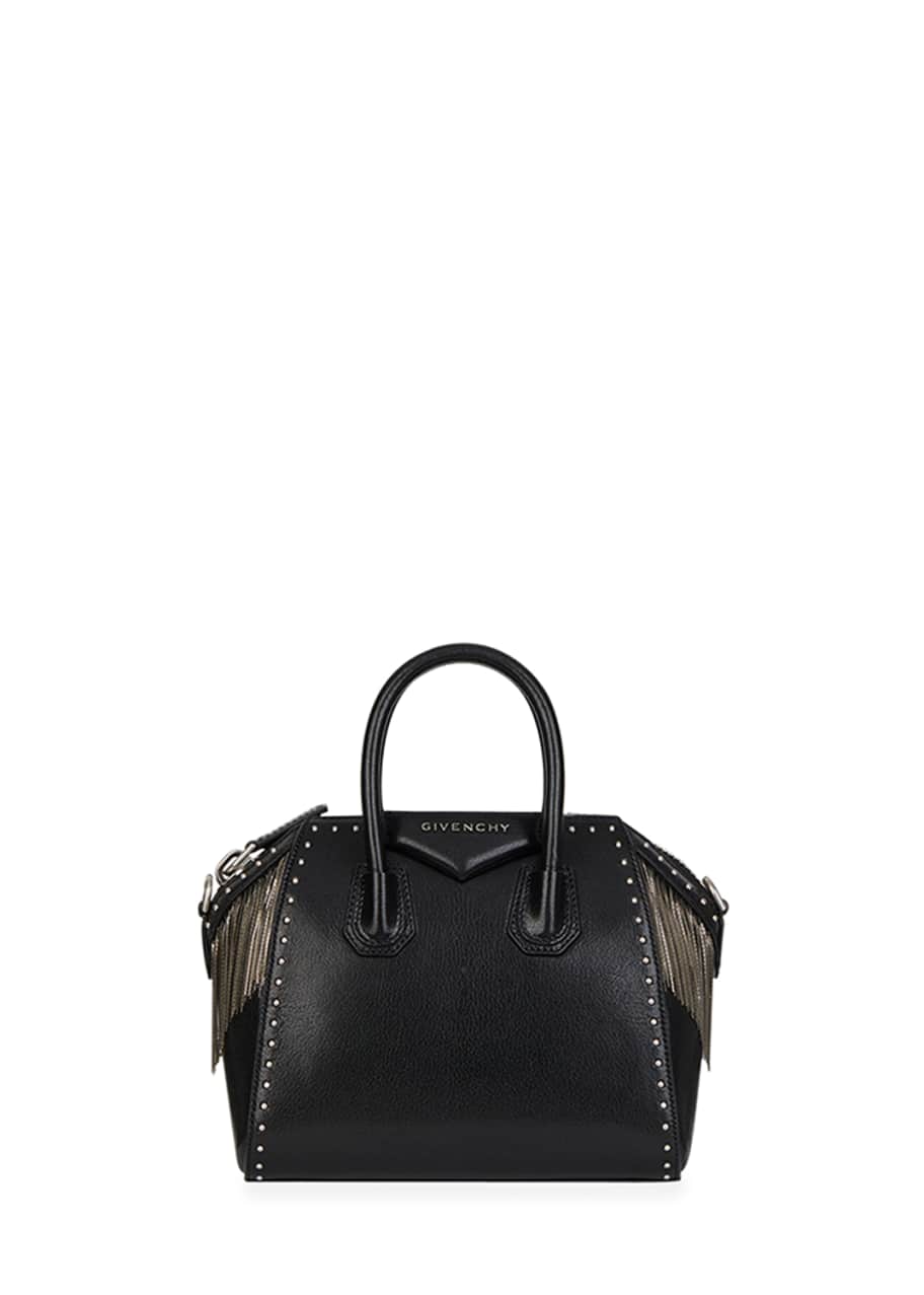 Givenchy Antigona Chain Fringe Mini Satchel Bag Bergdorf Goodman