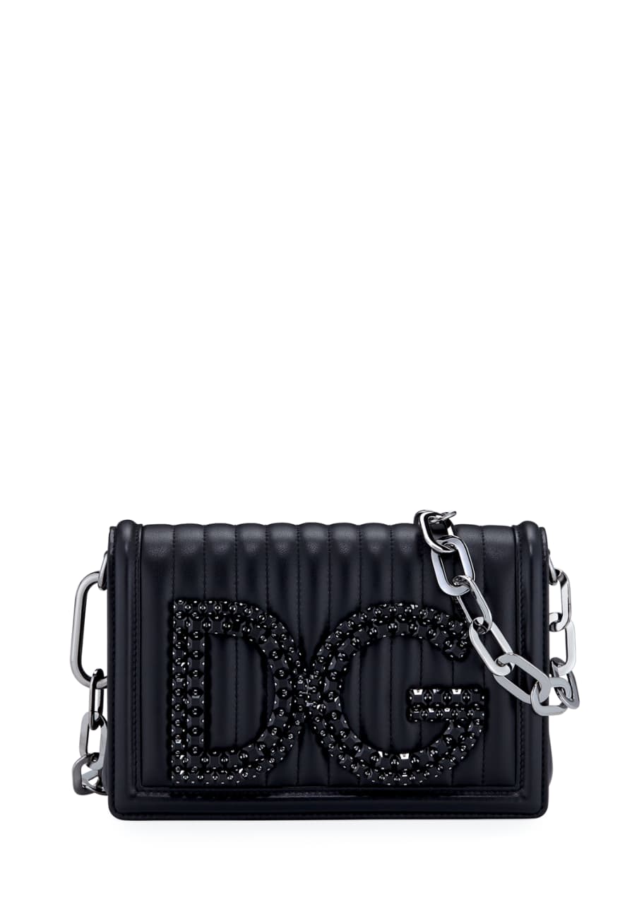 Dolce & Gabbana DG Girls Quilted Leather Crossbody Bag - Bergdorf Goodman