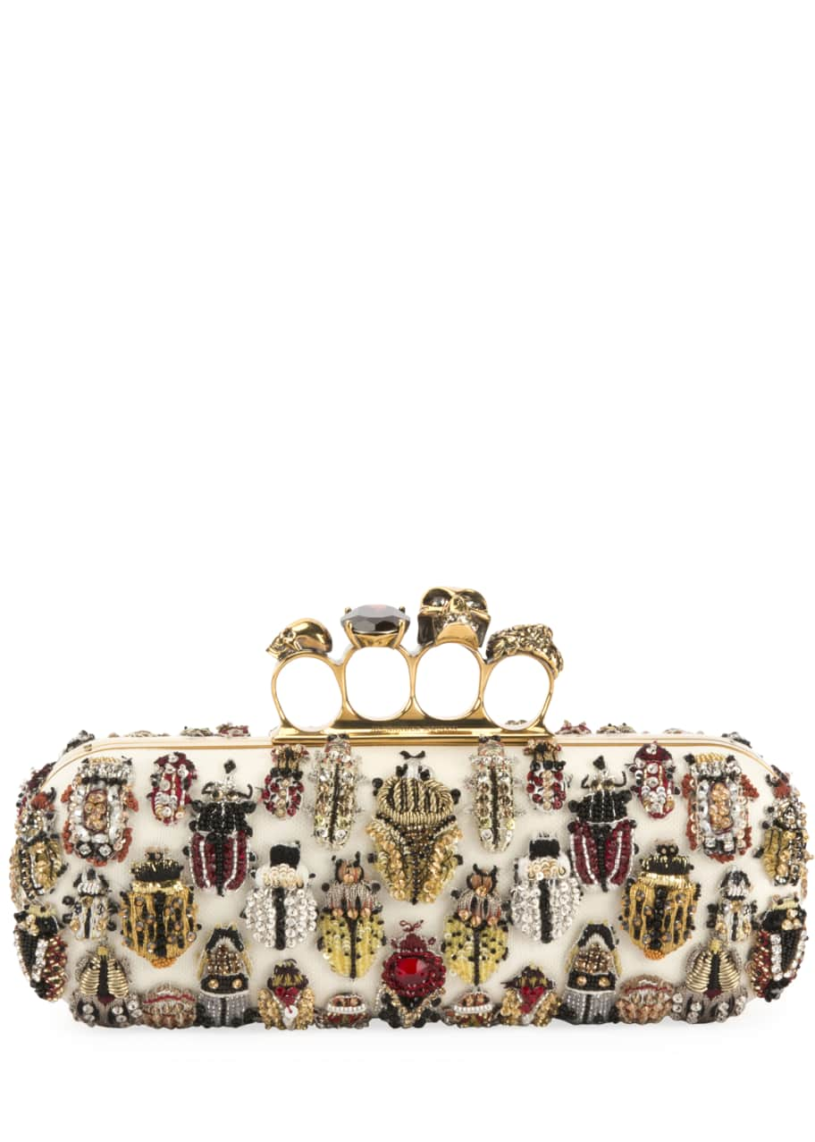 UhfmrShops, Alexander McQueen Story quilted clutch bag