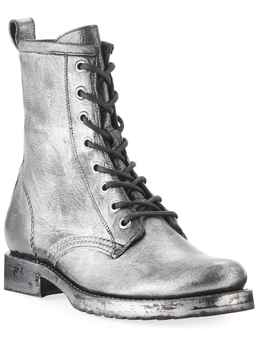 Frye veronica cheap combat metallic