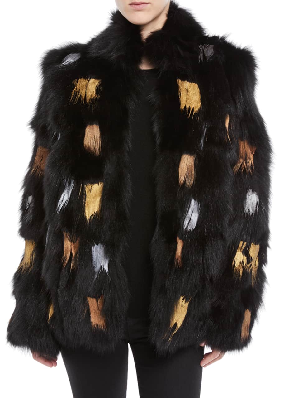 Moose top fur coat