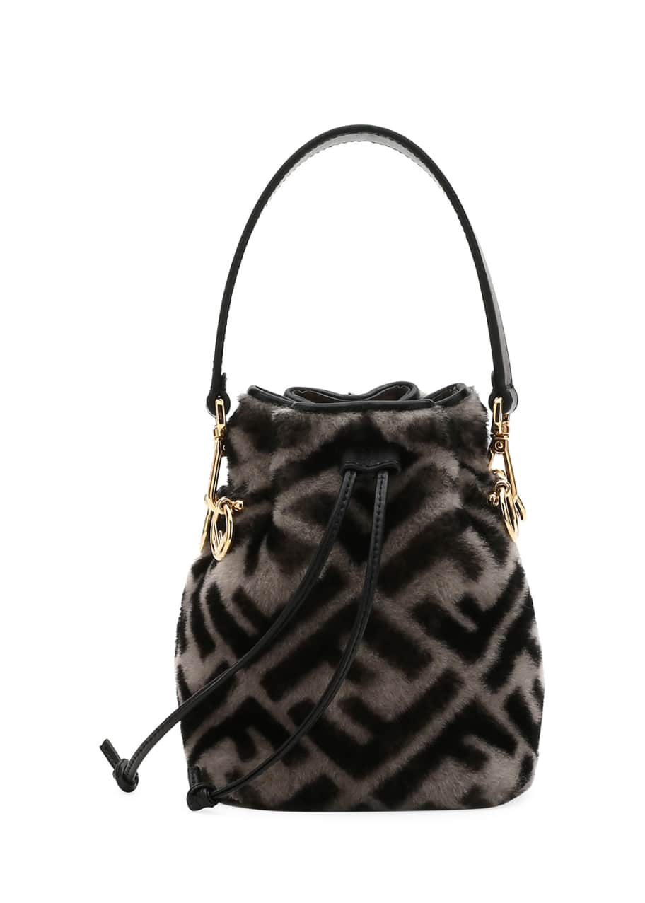 fendi fur bucket bag