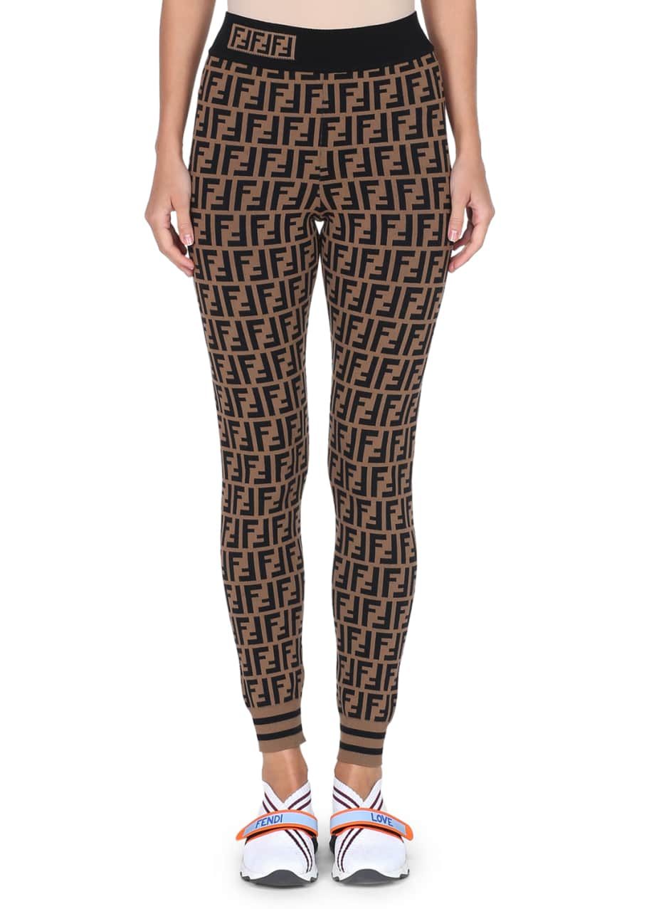 fendi leggings logo