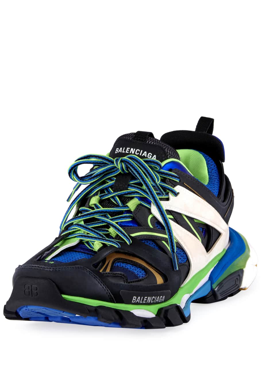 green balenciaga track sneakers