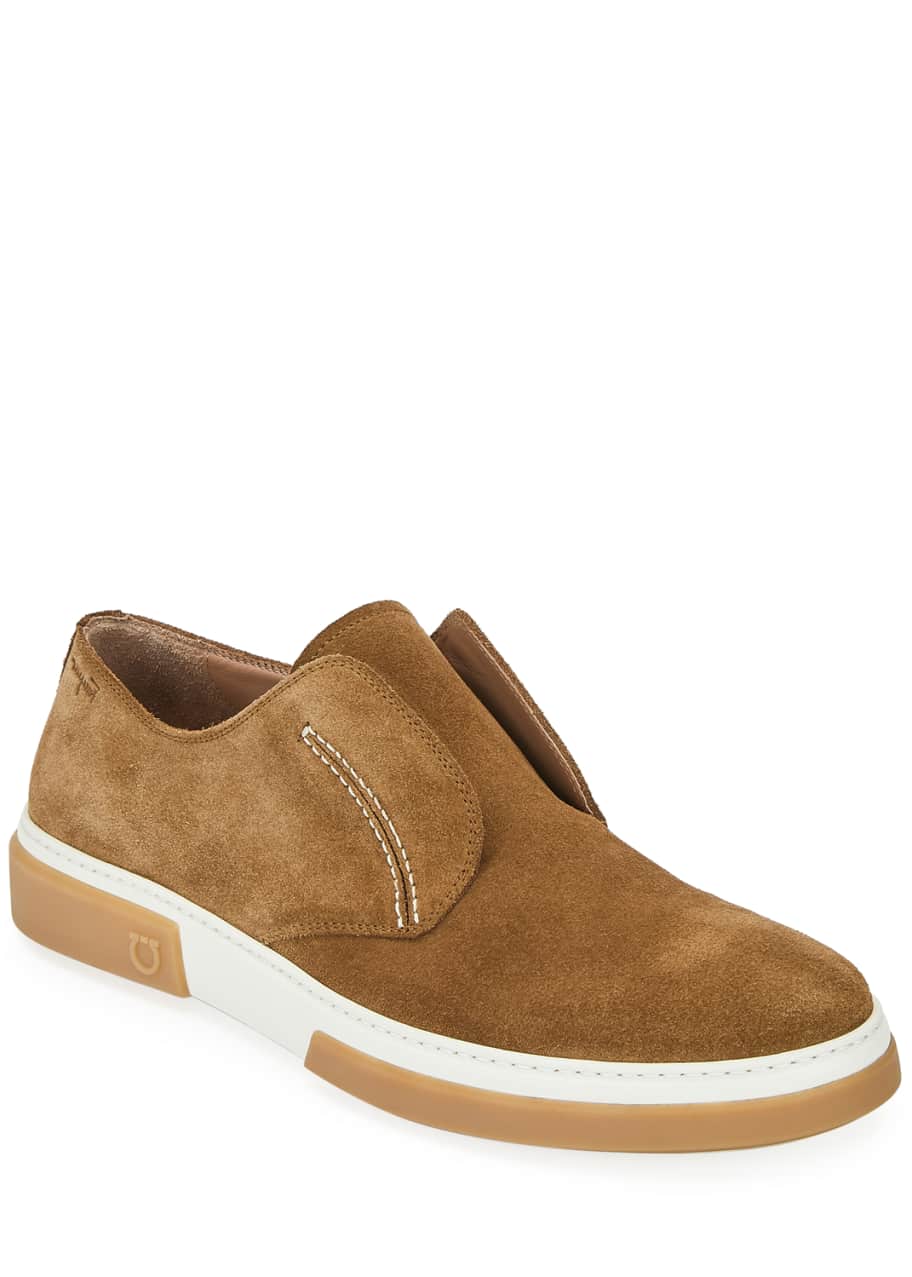 Salvatore ferragamo slip on sneakers sale