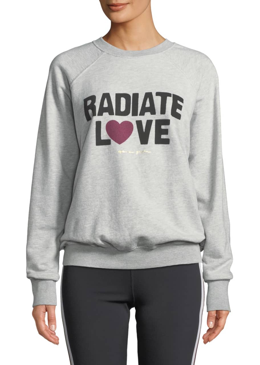 Spiritual gangster radiate love sweatshirt 2025