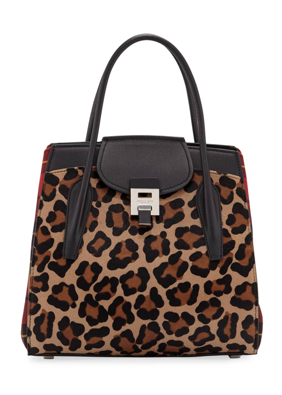 Michael Kors leopard satchel/purse. Excellent condition! 