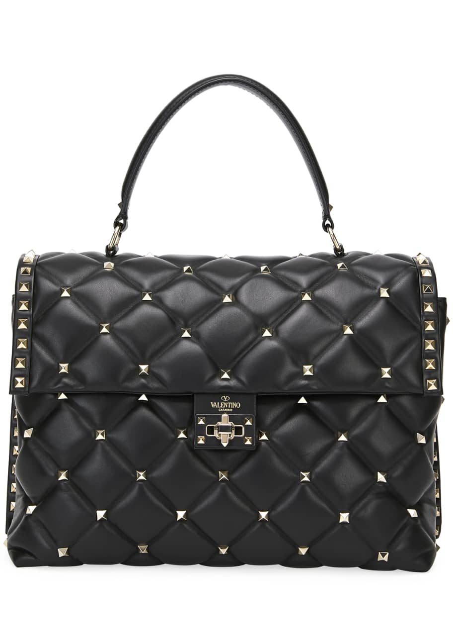 Valentino Garavani Candystud Quilted Leather Top-Handle Bag Bergdorf Goodman