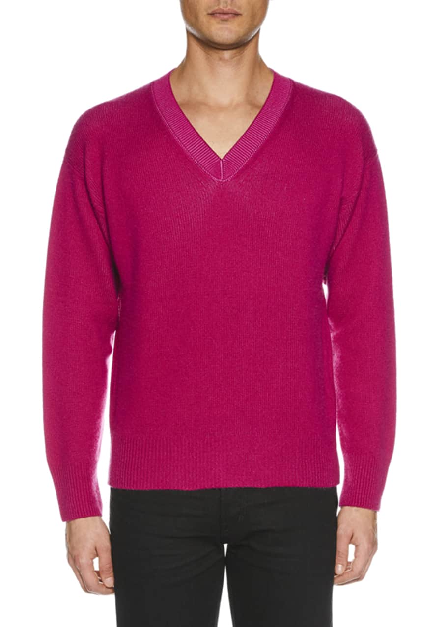 TOM FORD Men's V-Neck Cashmere Sweater - Bergdorf Goodman