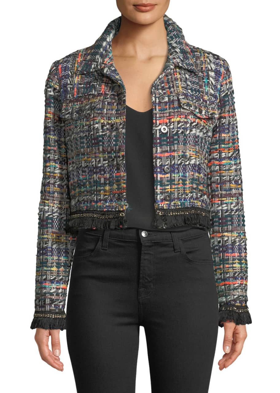 Milly tweed jacket discount