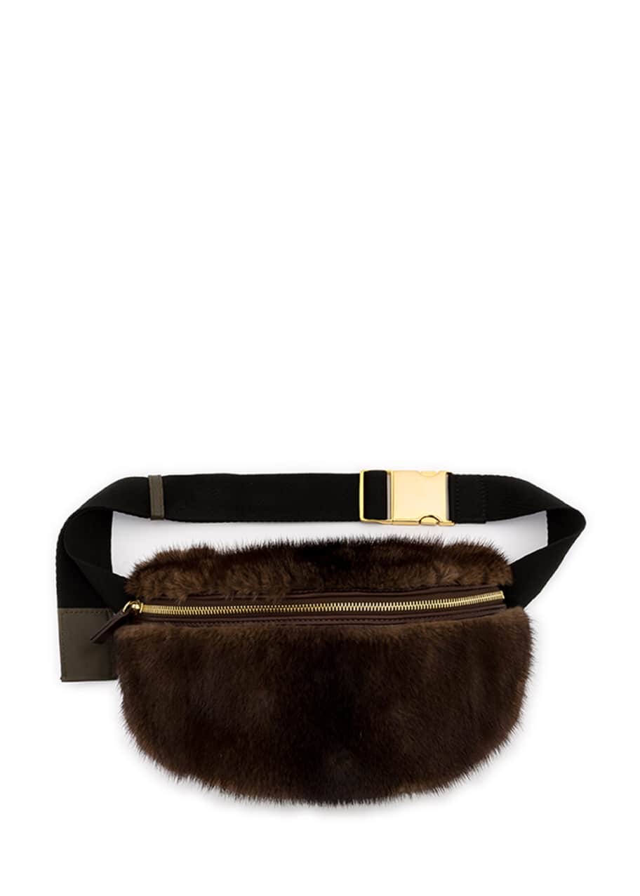 Avec La Troupe Mink Belt Bag Bergdorf Goodman