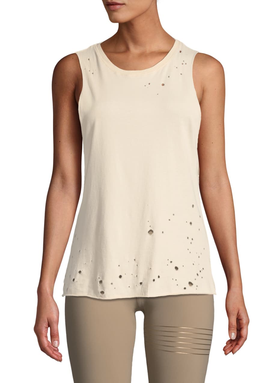 Alo yoga distressed store tank