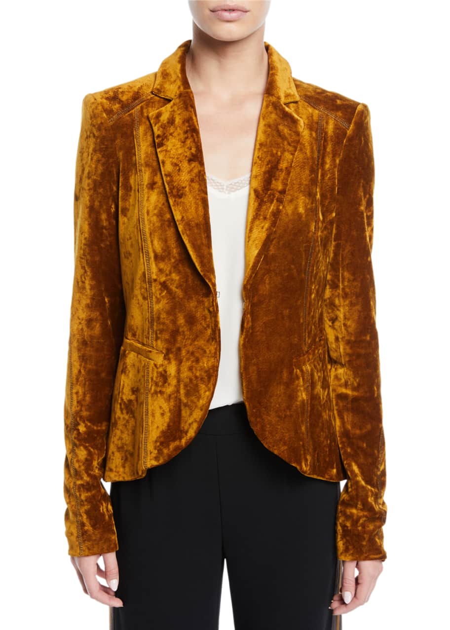 Nanette lepore store velvet jacket