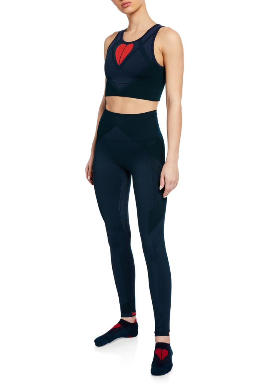 Seamless Sports Bra Leggings Gift Set with Matching Socks