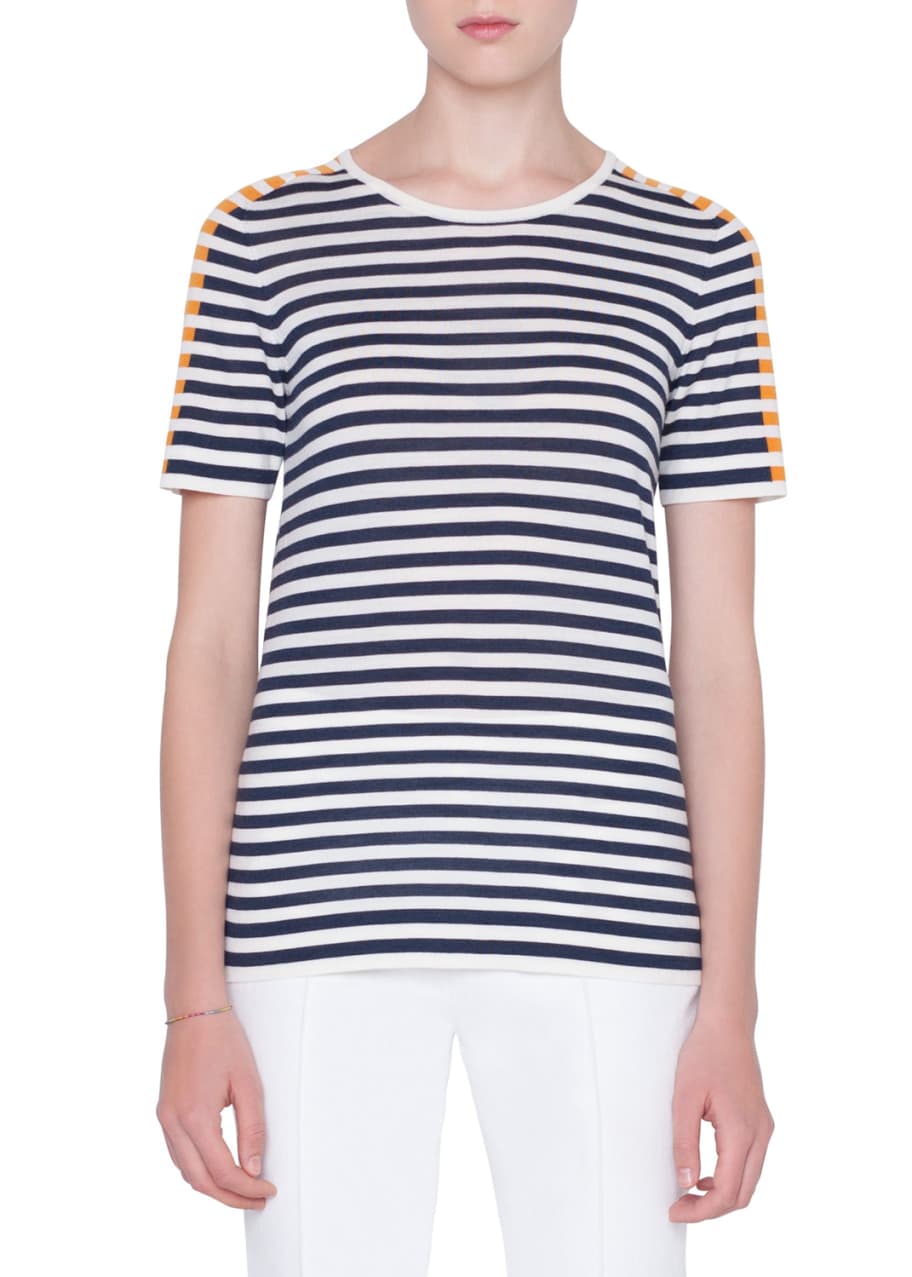 Akris punto discount striped sweater