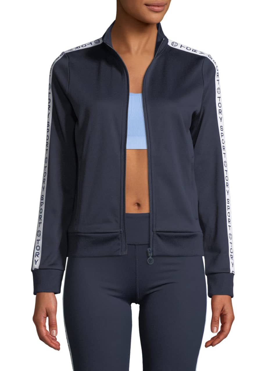 Logo Banner Zip Front Track Jacket