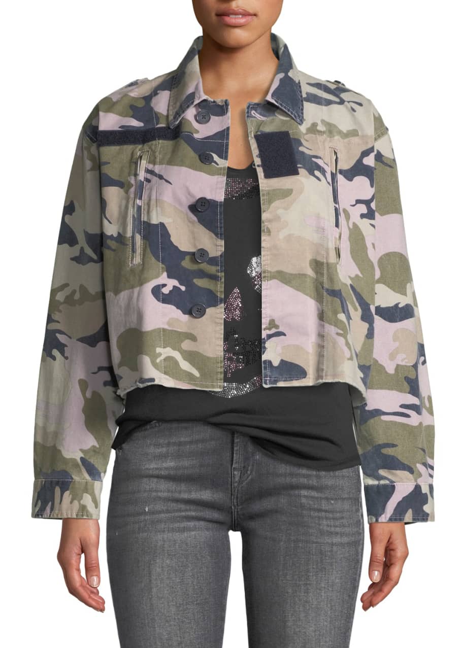 Zadig & voltaire military jacket on sale