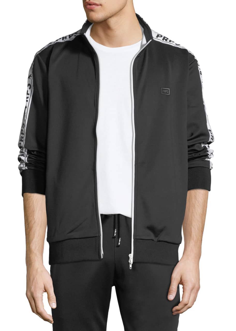 Men s Logo Tape Track Jacket