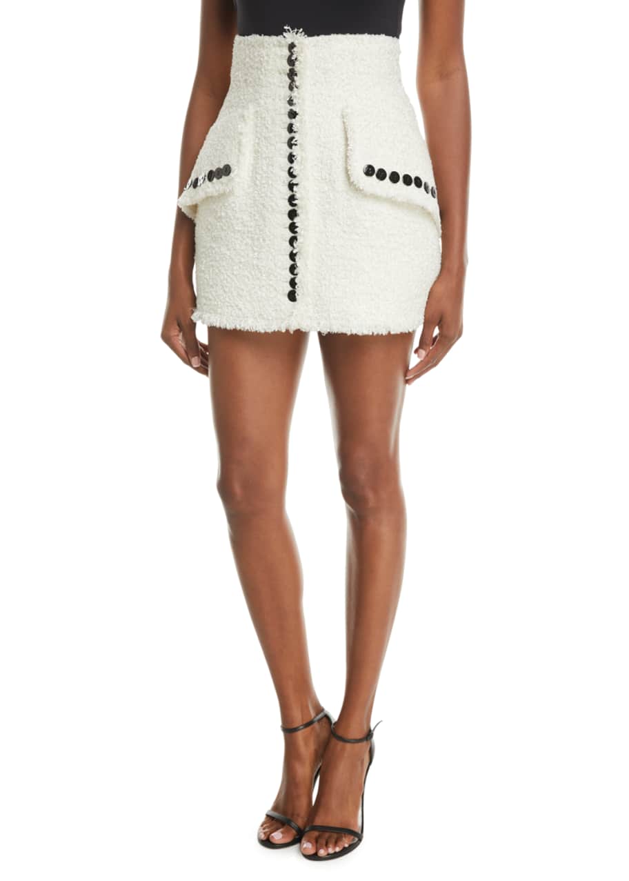 Alexander wang tweed mini clearance skirt