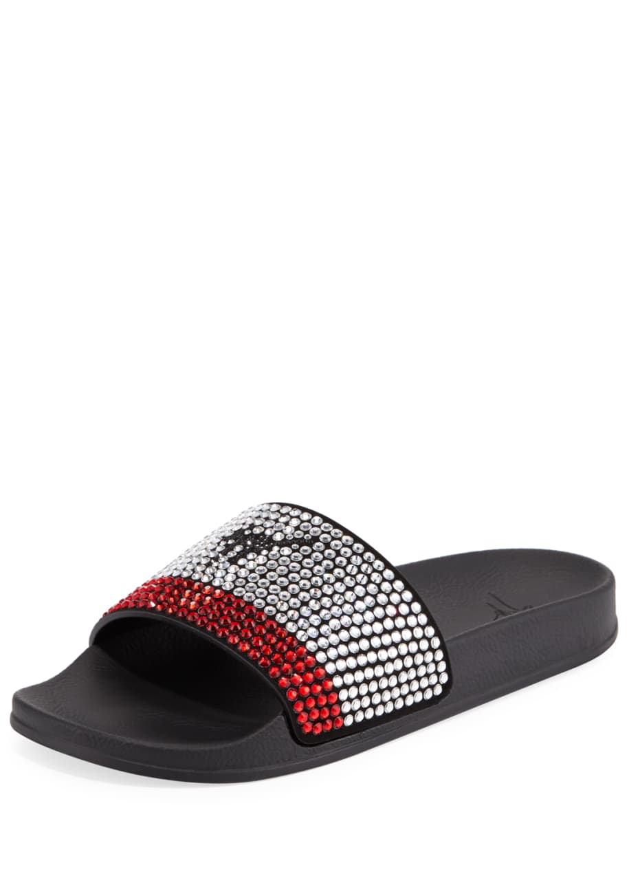Giuseppe zanotti on sale crystal slides
