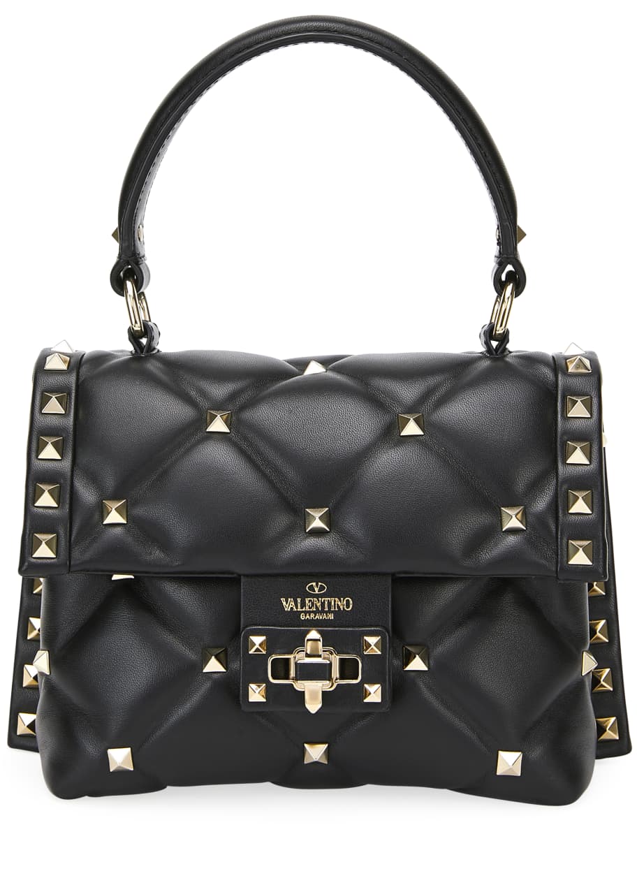 Valentino Garavani Candystud Quilted Mini Single-Handle Flap Bag ...