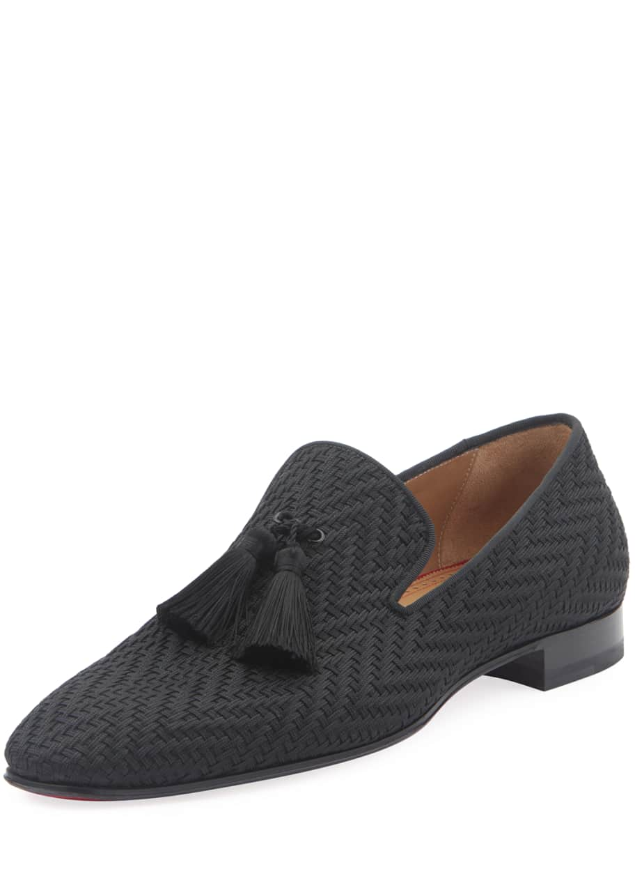 Image 1 of 1: Men's Tresse Woven Tassel Loafers