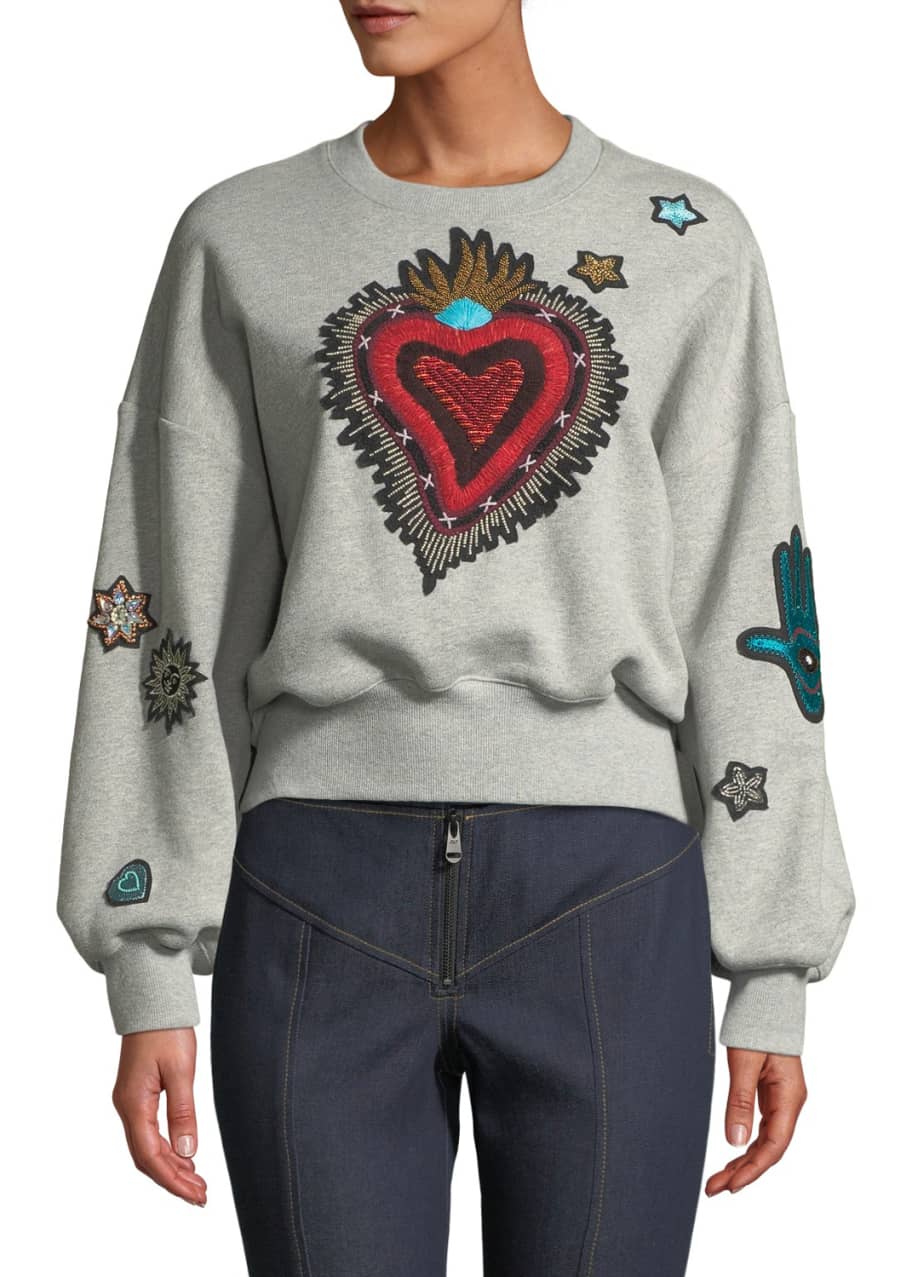 Sacred heart sweater top