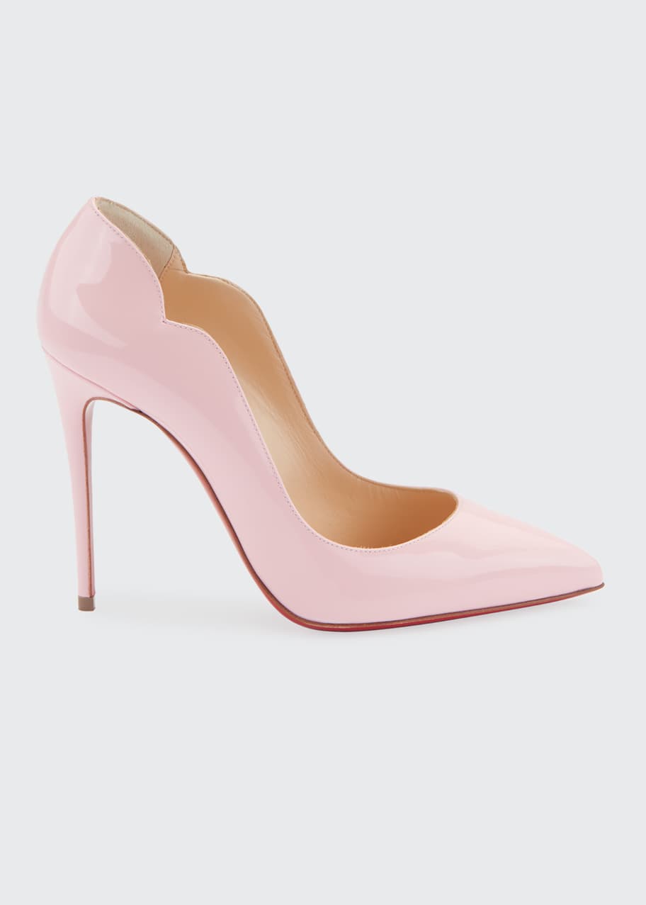 Christian Louboutin White Patent Hot Chick 100 Heels