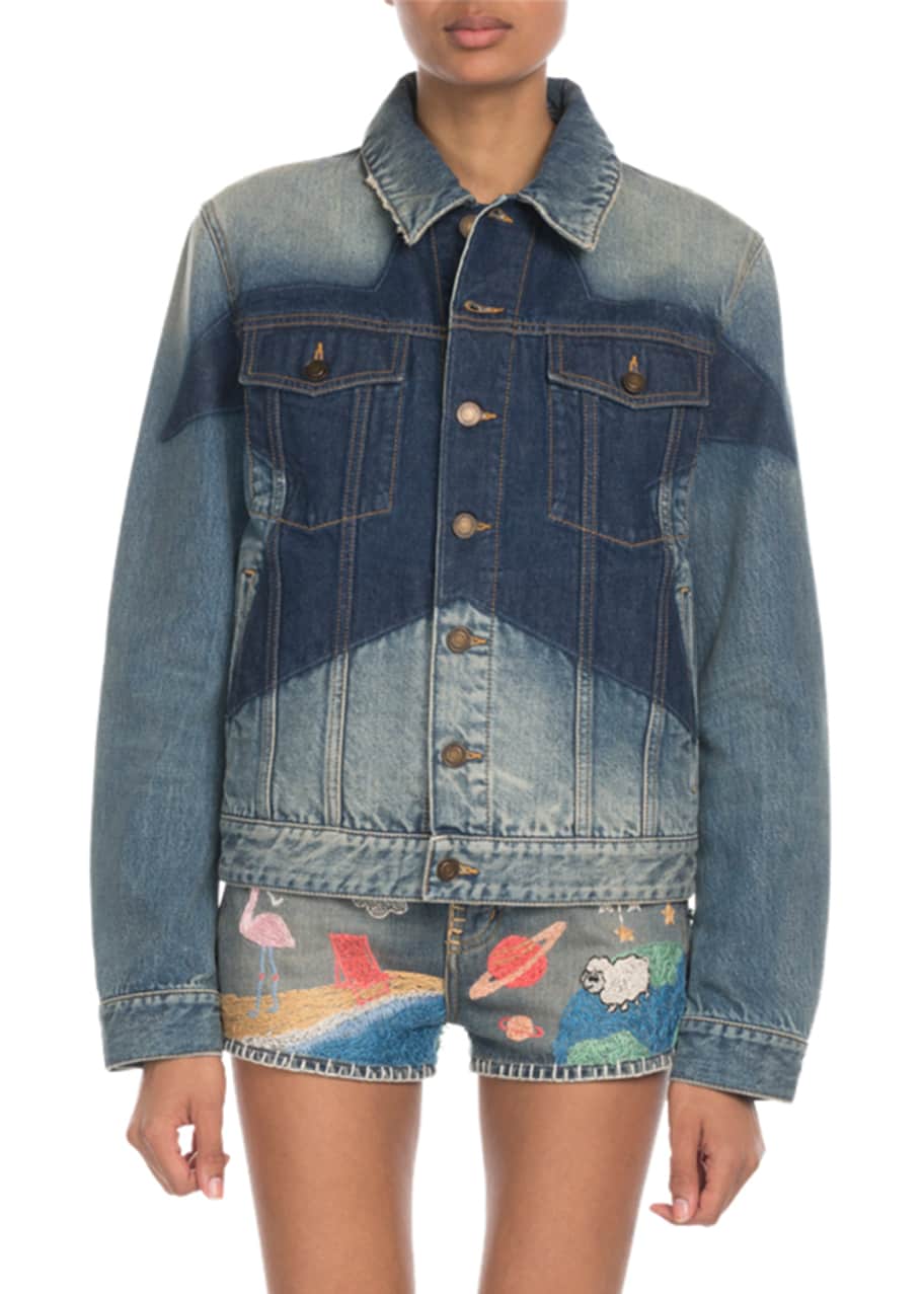 Saint laurent star jacket clearance