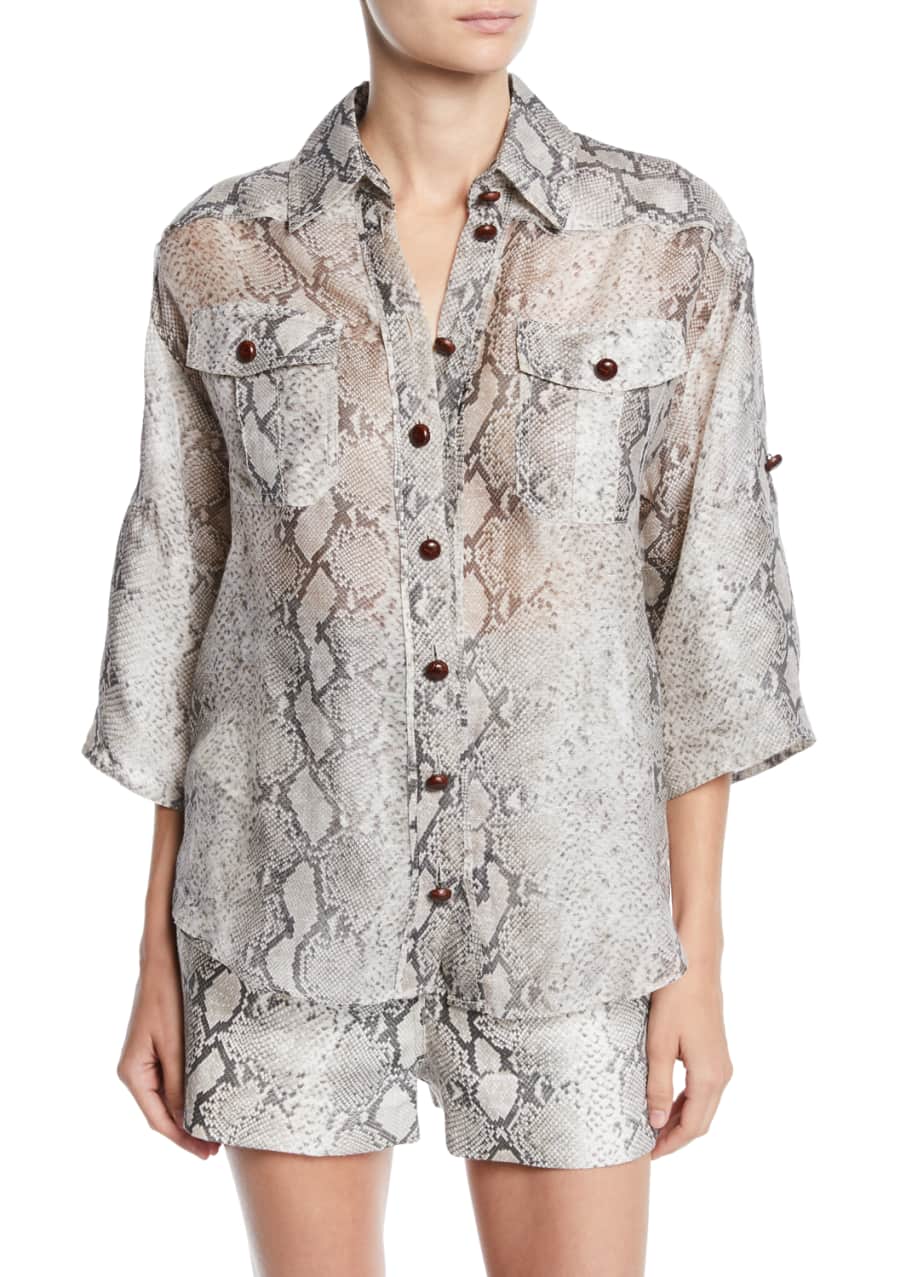 Zimmermann corsage on sale safari dress