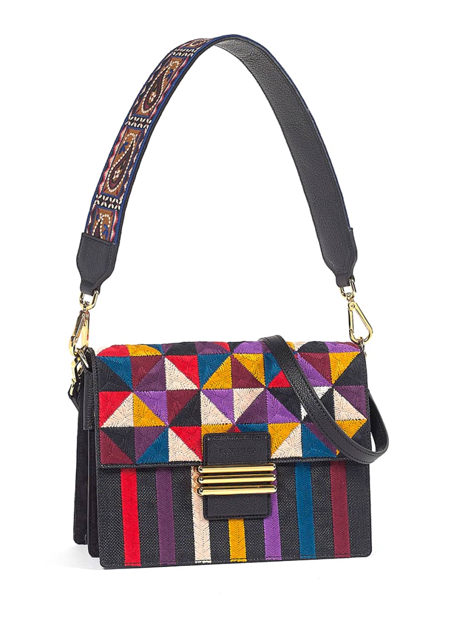 Etro Rainbow Geometric Shoulder Bag - Bergdorf Goodman