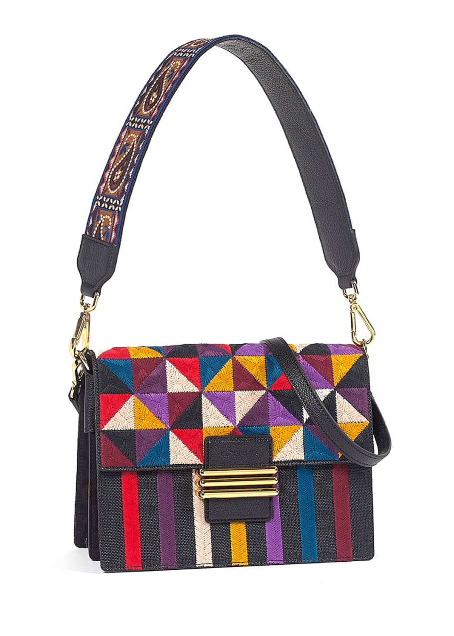 Etro Rainbow Geometric Shoulder Bag Bergdorf Goodman