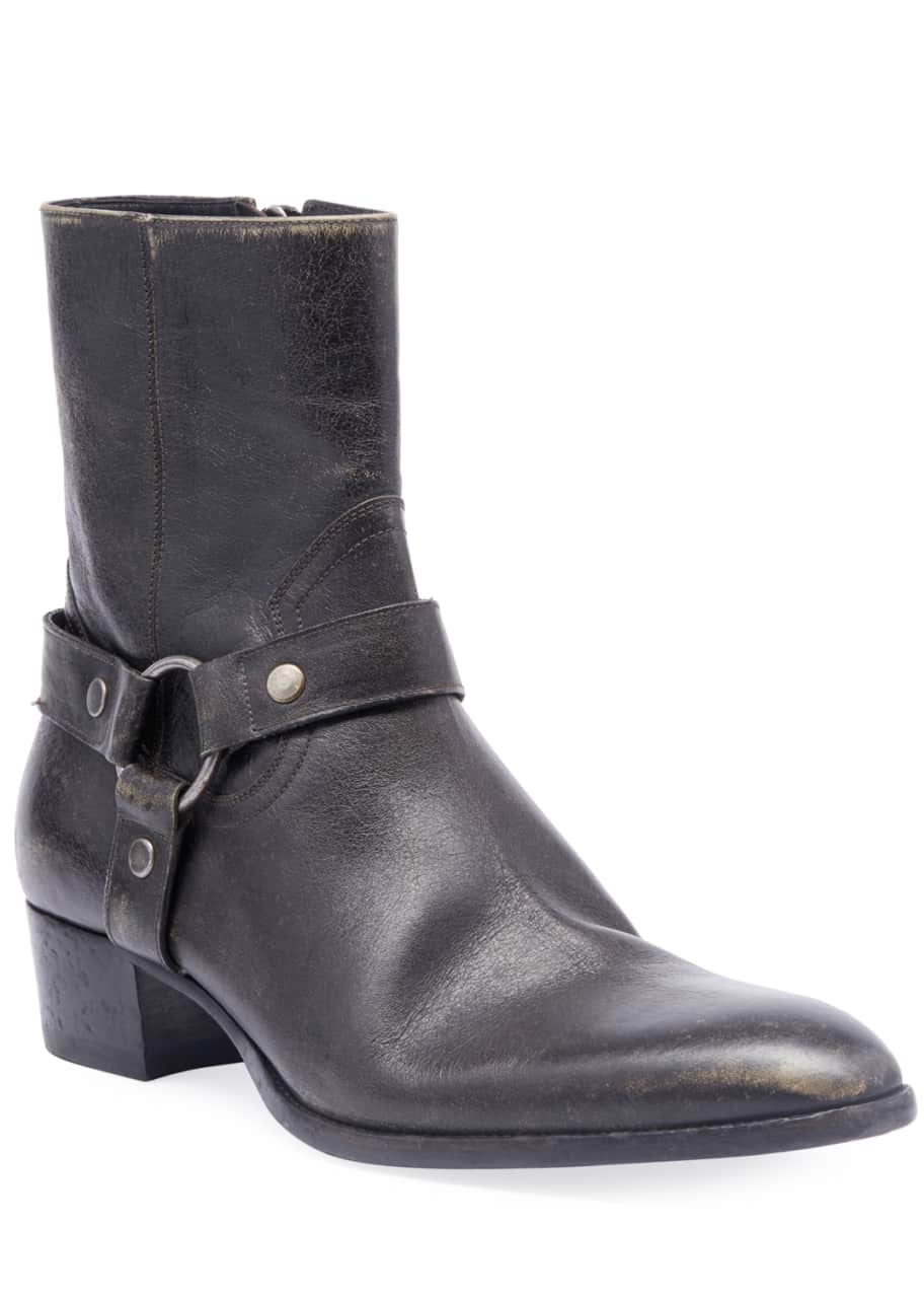 saint laurent harness boots