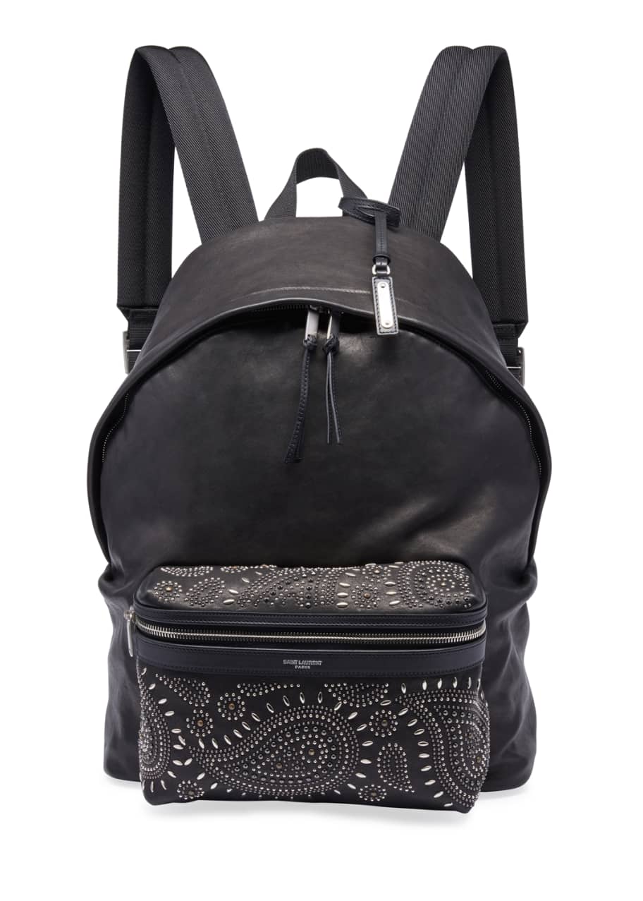 Saint Laurent Men's City Backpack - Bergdorf Goodman