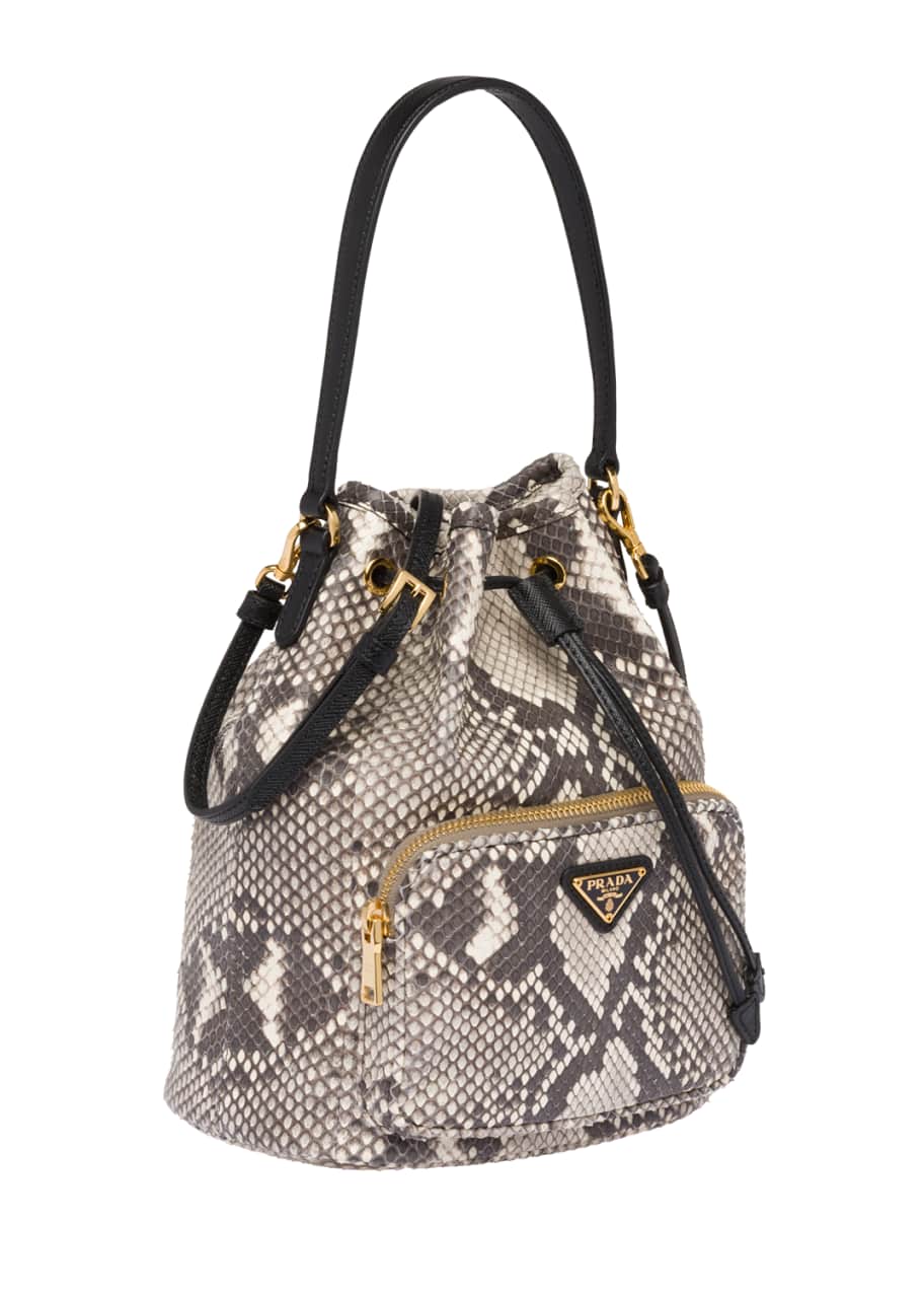 Prada Exotic Python Bucket Bag Bergdorf Goodman