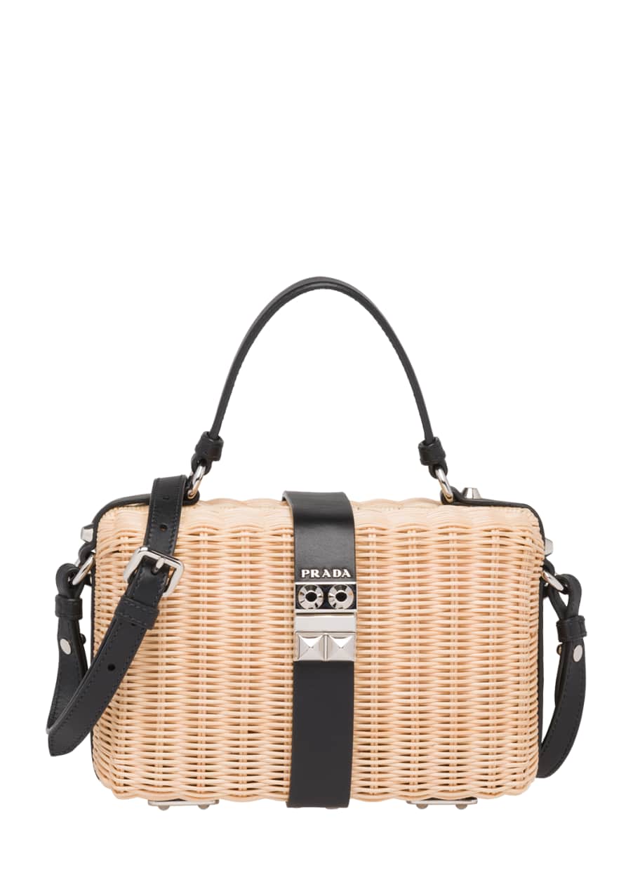 Prada Woven Wicker Basket Crossbody Bag Bergdorf Goodman