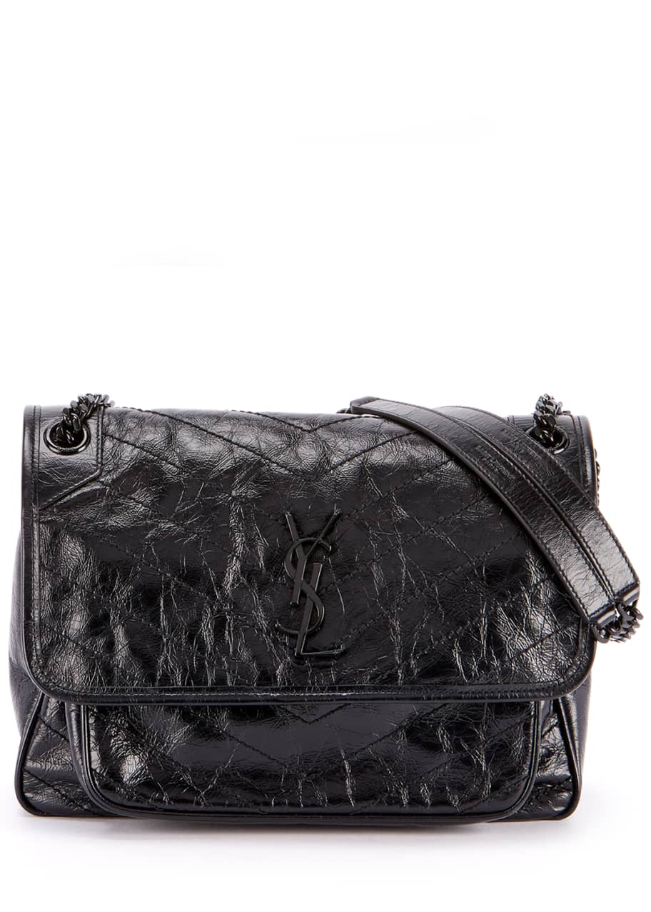 Niki monogram ysl large flap shoulder bag store