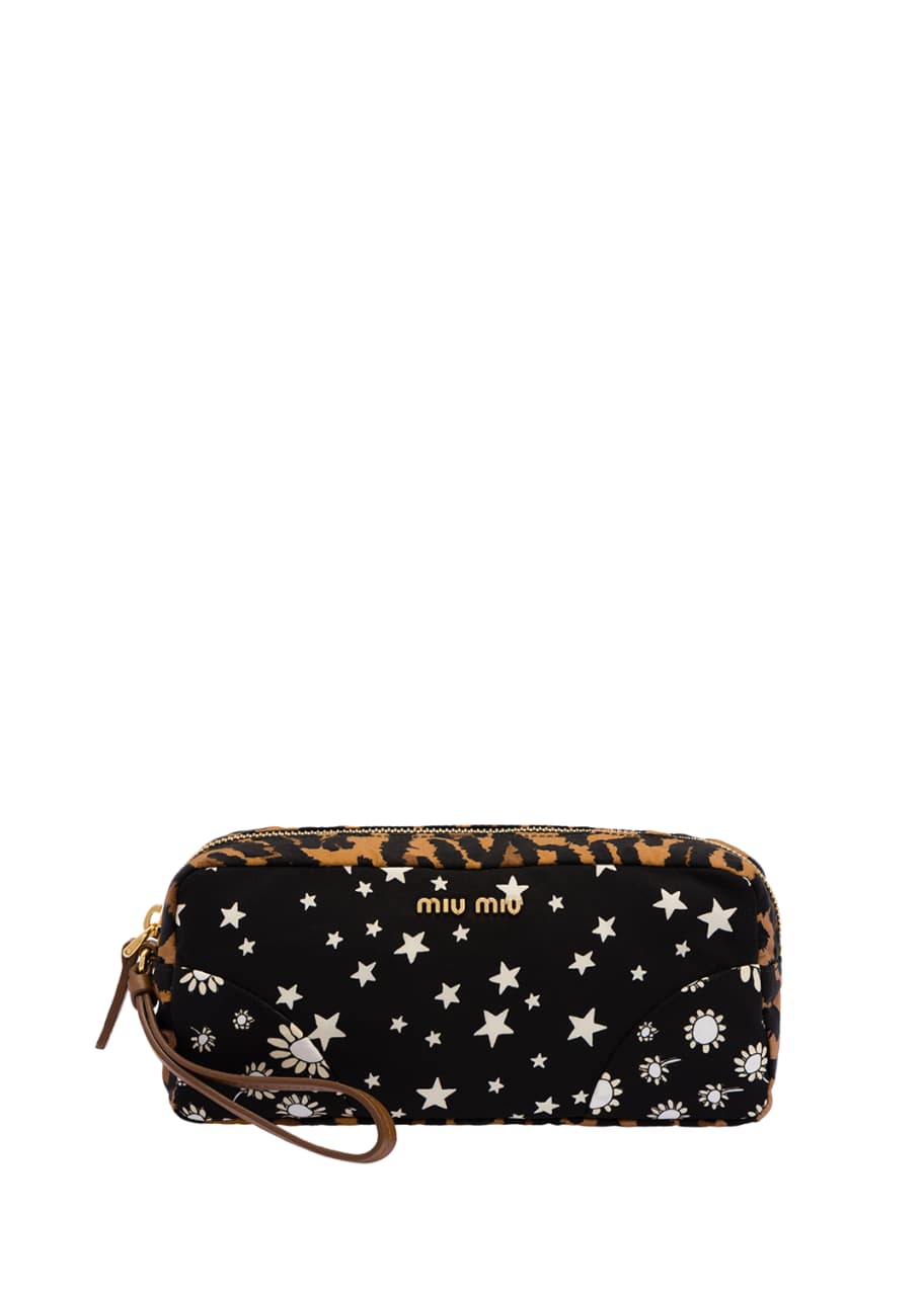 Miu miu cosmetic pouch best sale
