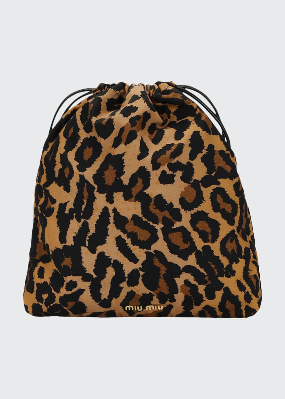 Image 1 of 1: Faille Printed Bucket Bag