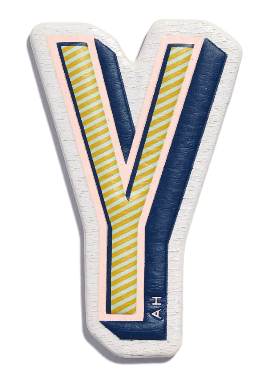 Image 1 of 1: "Y" Leather Sticker for Handbag
