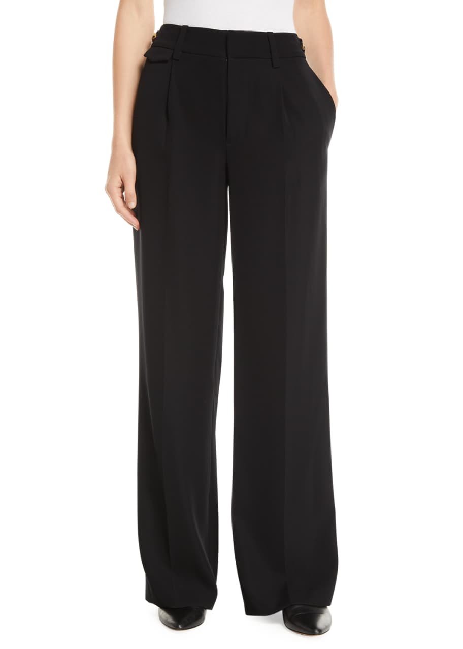Vince relaxed wide leg trousers online