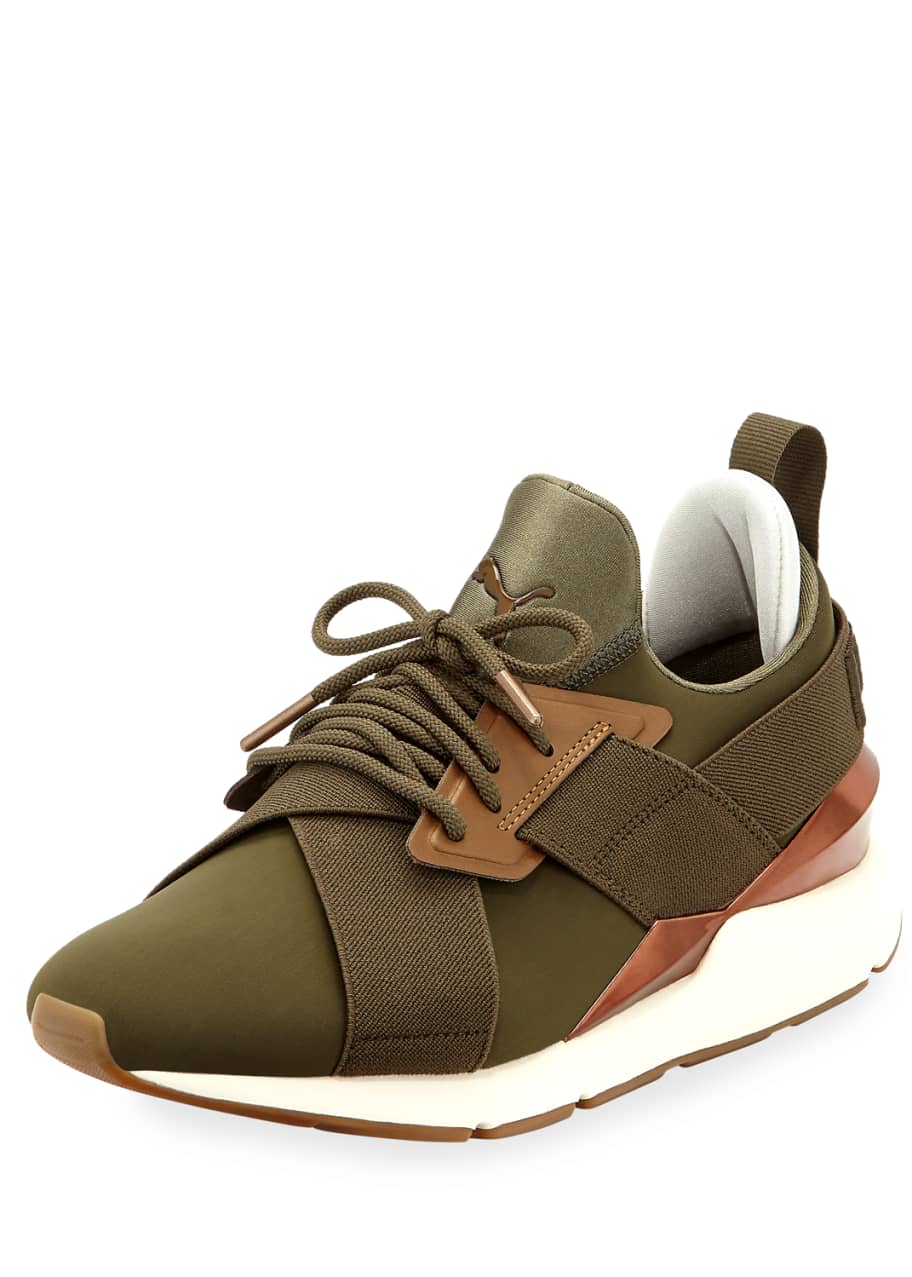 Puma muse metal mens olive clearance