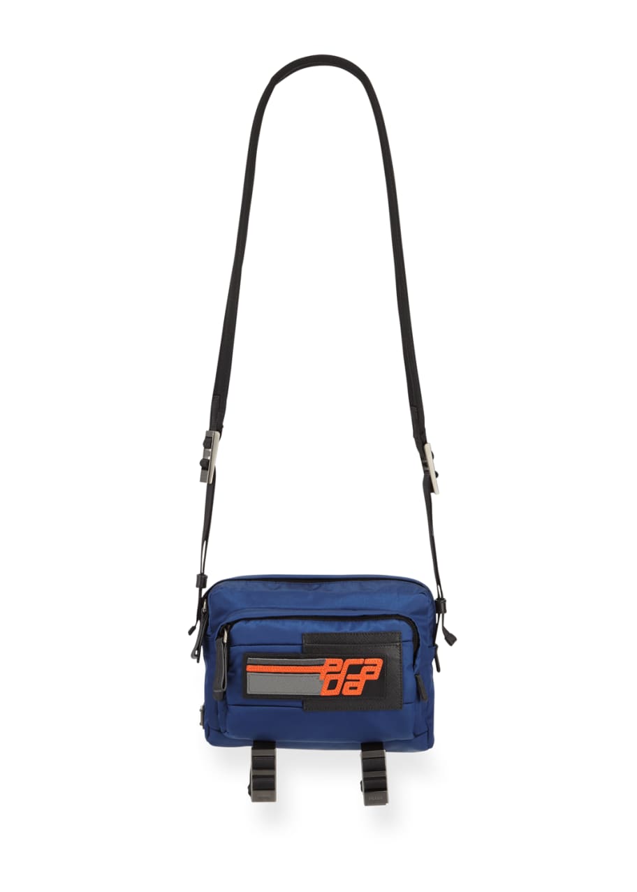 Prada Men's Nylon Messenger Bag Bergdorf Goodman