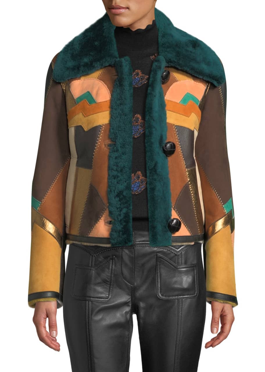 Coach patchwork parka best sale