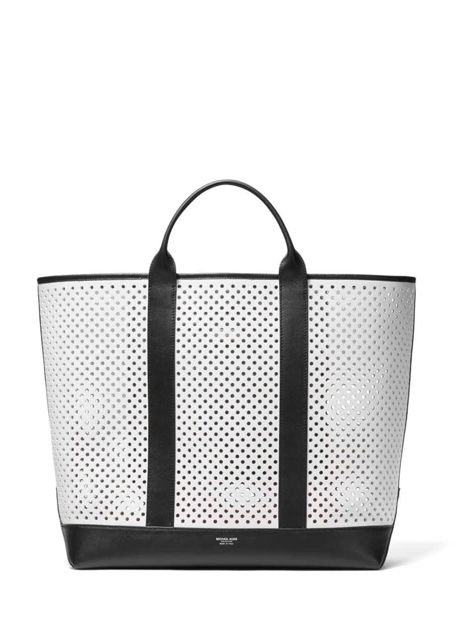 Michael kors perforated tote online