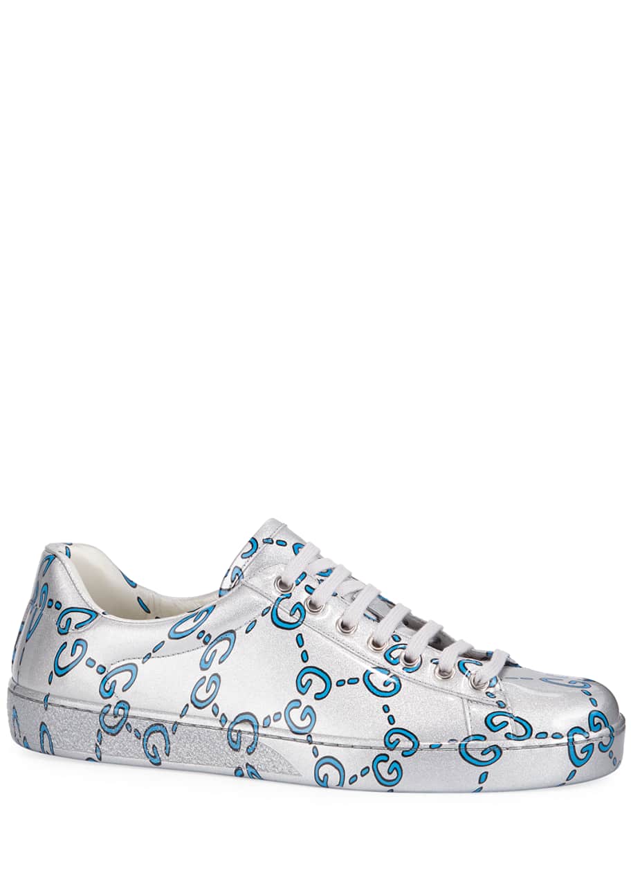 Gucci Men's Ace GG Coated Leather