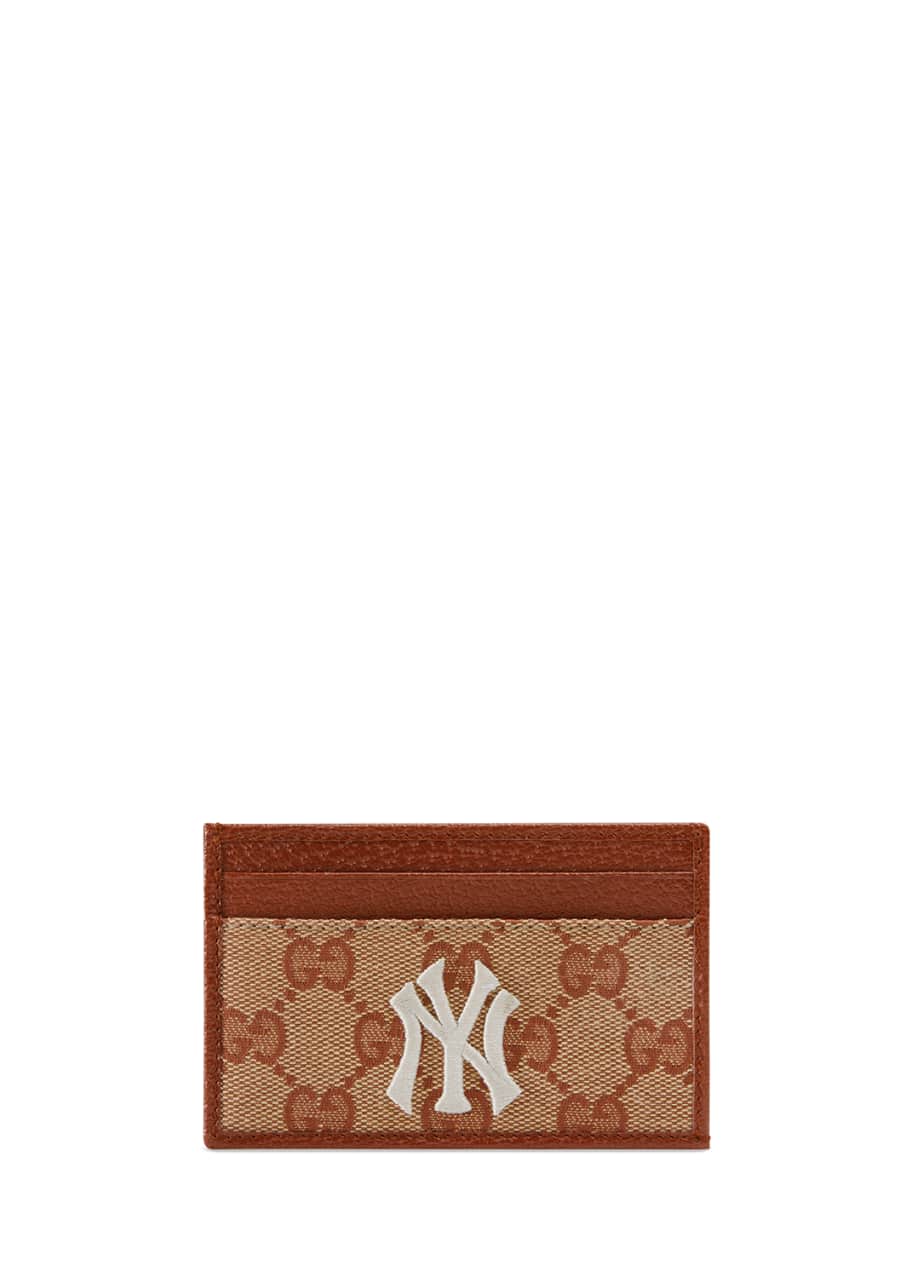 Gucci Men's Credit Card Case with NY Yankees™ Patch - Bergdorf Goodman