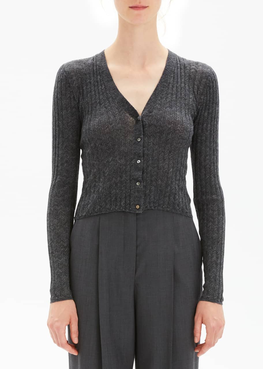 Theory ribbed cardigan on sale