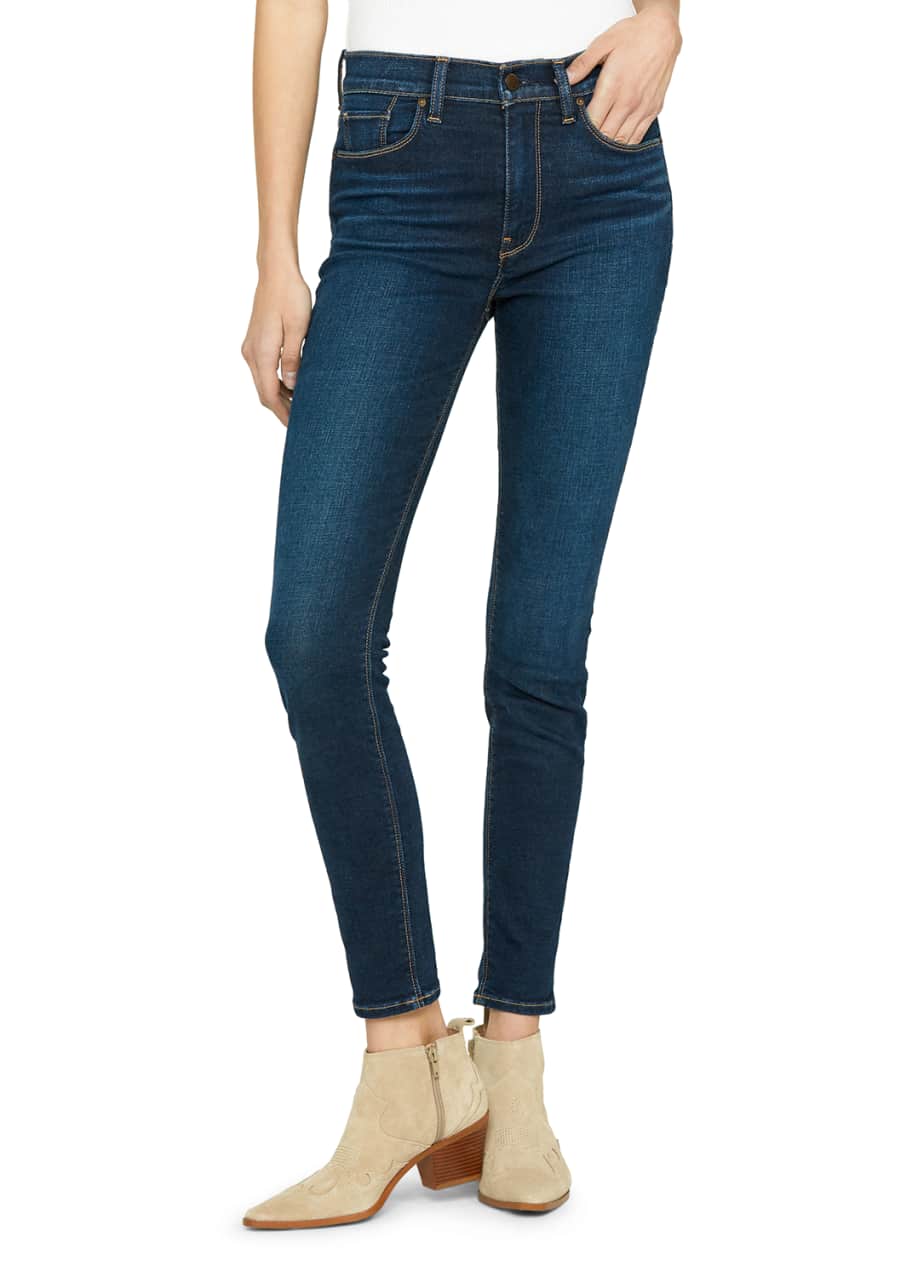 Hudson Barbara High-Waist Super Skinny Ankle Jeans - Bergdorf Goodman