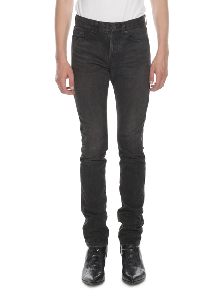 Saint laurent raw best sale denim